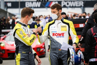 Nicky Catsburg (links) und Martin Tomczyk