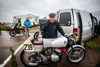 Historisches Flugplatzrennen - Walter Knoll - Adler MB 250RS